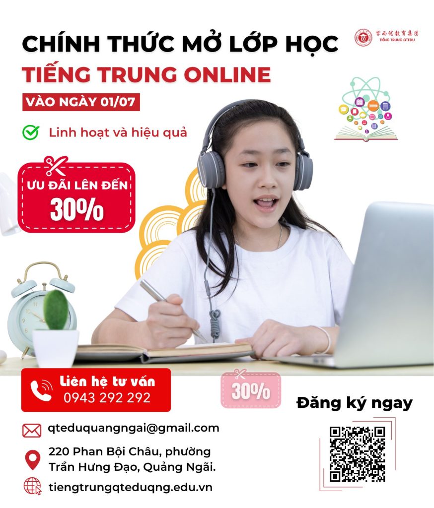 khai giảng lớp học online qtedu quảng ngãi