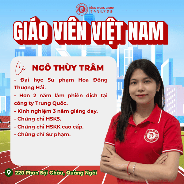 cô Ngô Thùy Trâm qtedu quảng ngãi