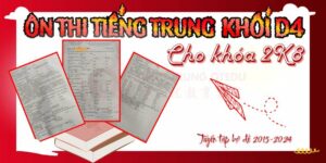 ôn thi tiếng trung D4 cho khối 2K8 năm 2026