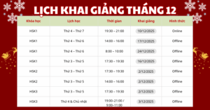 lịch khai giảng lớp tiếng trung tháng 12 tại qtedu quảng ngãi