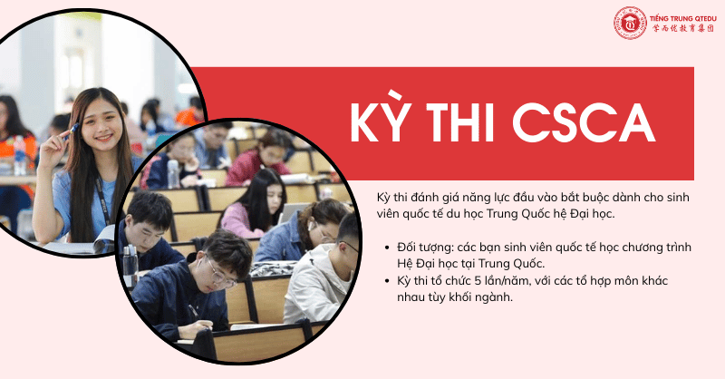 kỳ thi csca đánh giá đầu vào hệ đại học cho du học sinh