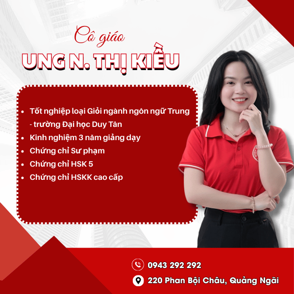 cô Kiều giáo viên QTEDU Quảng Ngãi