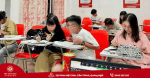 Lớp học tại QTEDU Quảng Ngãi