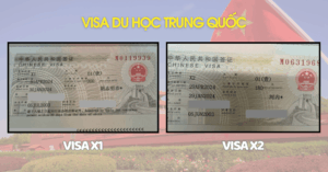 2 loại visa X1 và X2 du học Trung Quốc