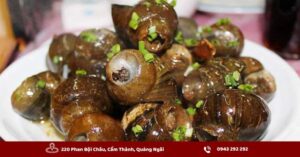 Ốc sông Li nhồi thịt 