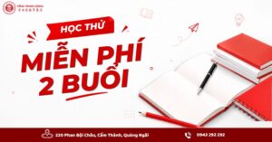 Đăng ký học thử 2 buổi để trải nghiệm
