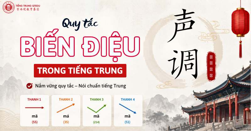 Quy tắc biến điệu trong tiếng Trung
