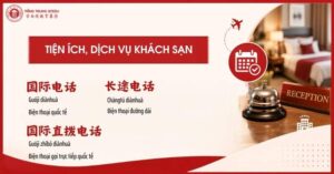 Từ vựng tiếng Trung về tiện ích, dịch vụ khách sạn