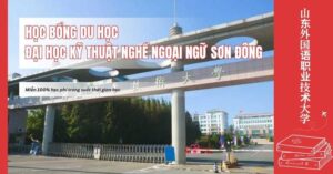 Học bổng du học đại học kỹ thuật nghề ngoại ngữ sơn đông