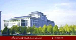 Khuôn viên trường đại học thủy lợi và thủy điện Hoa Bắc