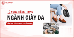 học từ vựng tiếng trung ngành giày da