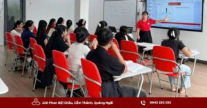 Lớp học tại QTEDU Quảng Ngãi