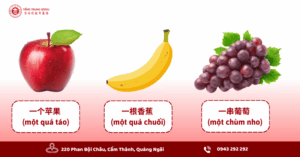 Phân biệt lượng từ đi với từng loại trái cây