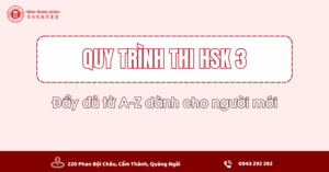 Quy trình thi hsk 3 cho người mới bắt đầu