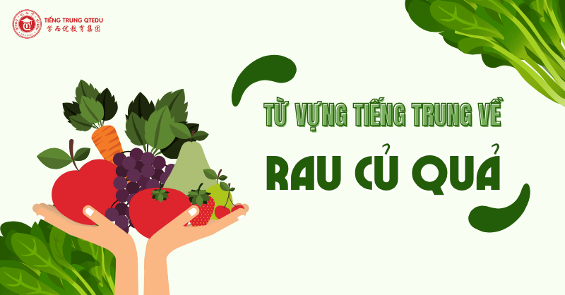 Từ vựng tiếng Trung về rau củ quả